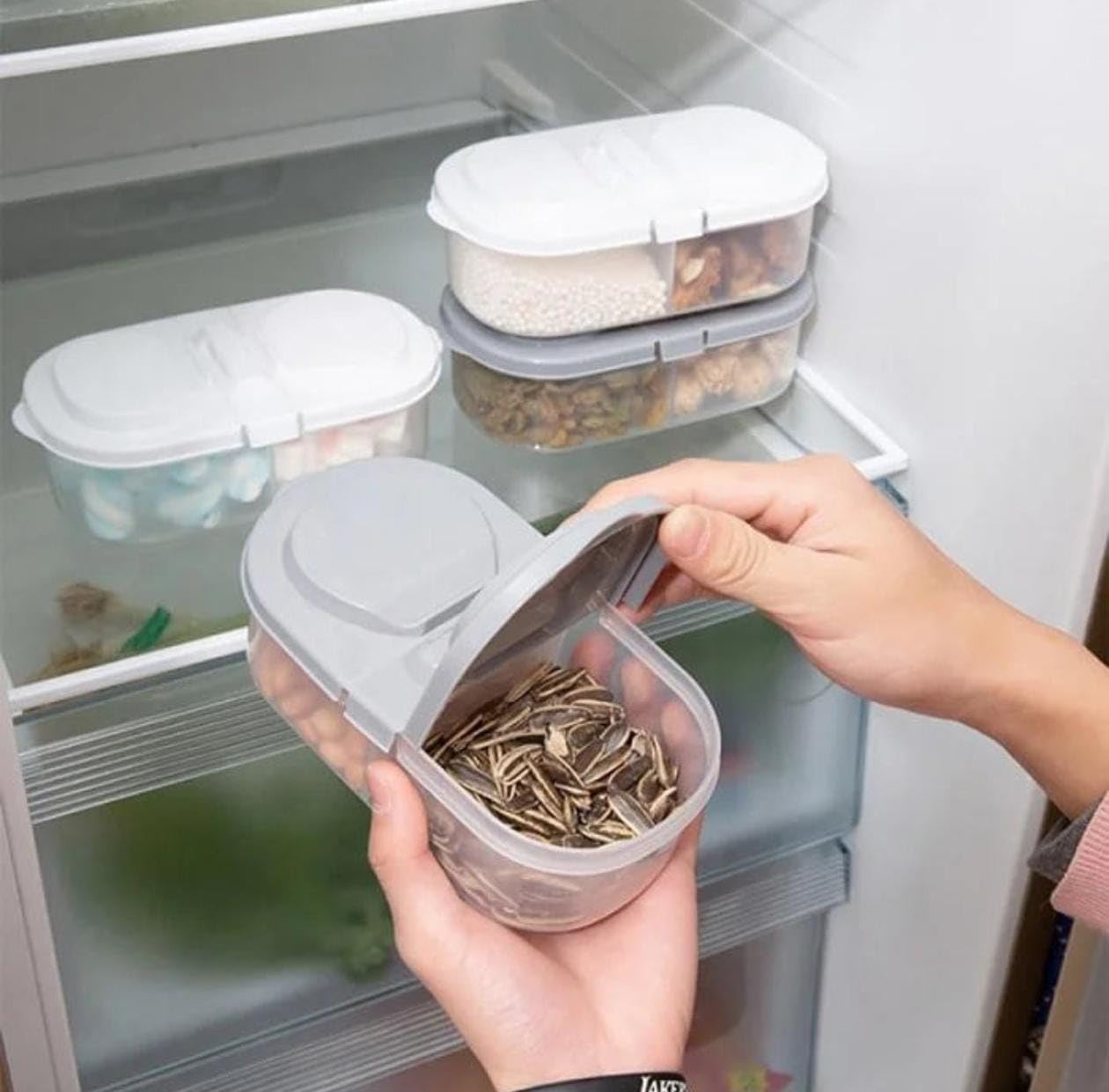2-Way Tiffin & Food Storage Box ? Airtight Leakproof Lunch Container for Office, School & Travel | Durable Food-Grade Material | Multipurpose Storage Organizer
