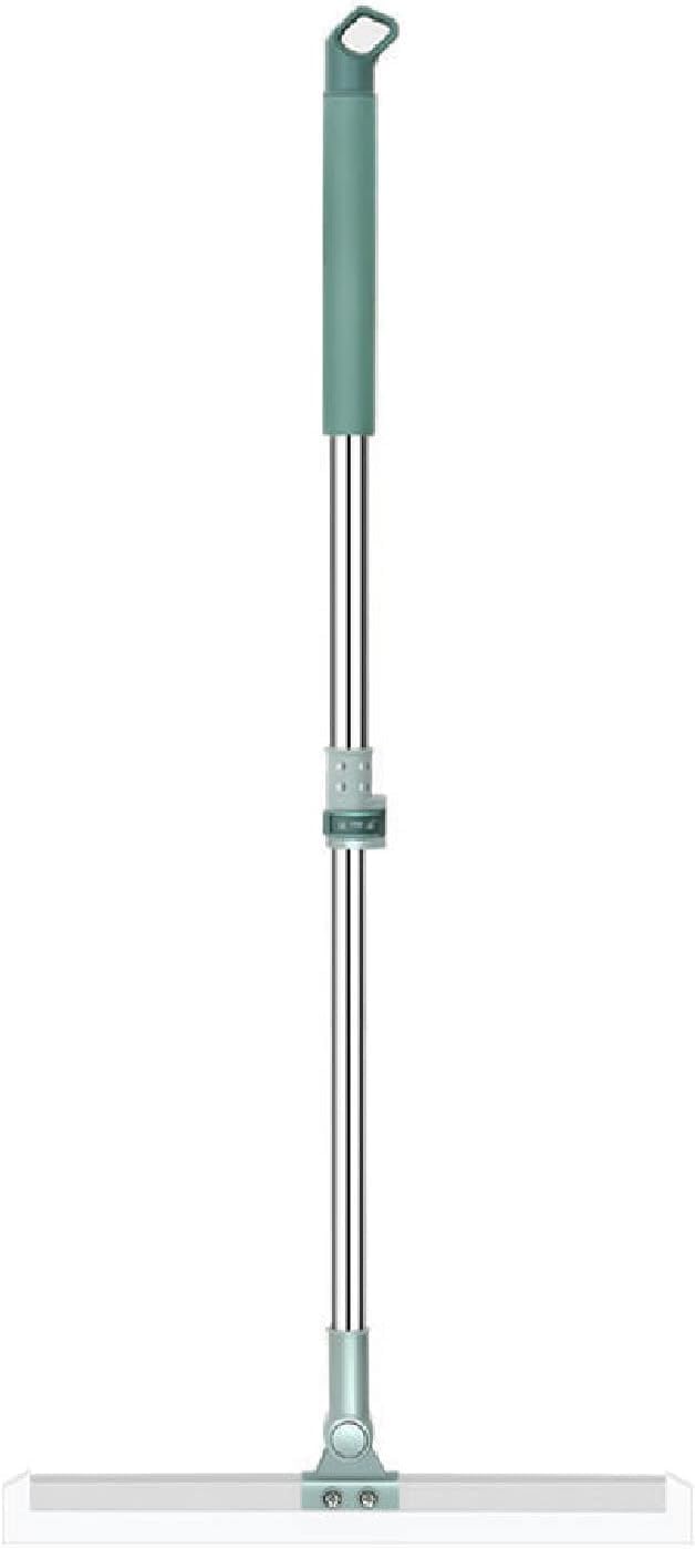 Sellerfoster 50 inch Multifunctional Magic Broom Floor Squeegee with Long Handle Adjustable and Silicone Strips, Floor Washer with 180 Degree Rotating Squeegee Broom for Cleaning (Wiper)