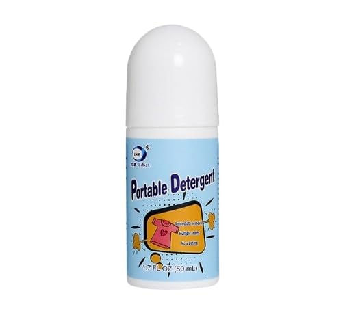 Sellerfoster  White Cotton Clothes Stain Remover Roll Bead Design, Stain Remover Roller-Ball Cleaner, Portable No-Wash Instant Stain Remover Pen for Clothes and Fabric (50ML)