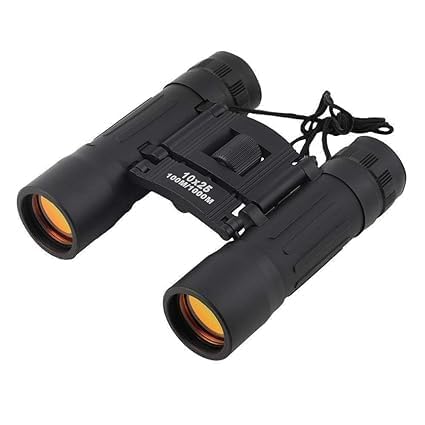 Sellerfoster 10x25 Binocular | Binocular for 1000m Long Distance | Compact 10x25 Mini Binoculars Optics Compact and Portable Ideal for Outdoor Hunting Bird Watching Sports Travel Binocular for Kids & Adults