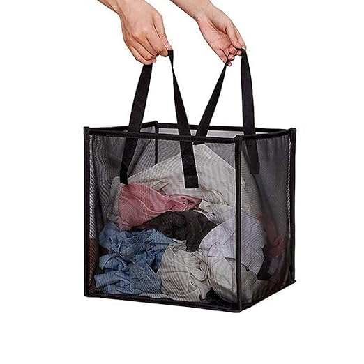 Sellerfoster Laundry Basket For Clothes With Lid | Washing Clothes Storage Bag & Laundry Box - Light Brown