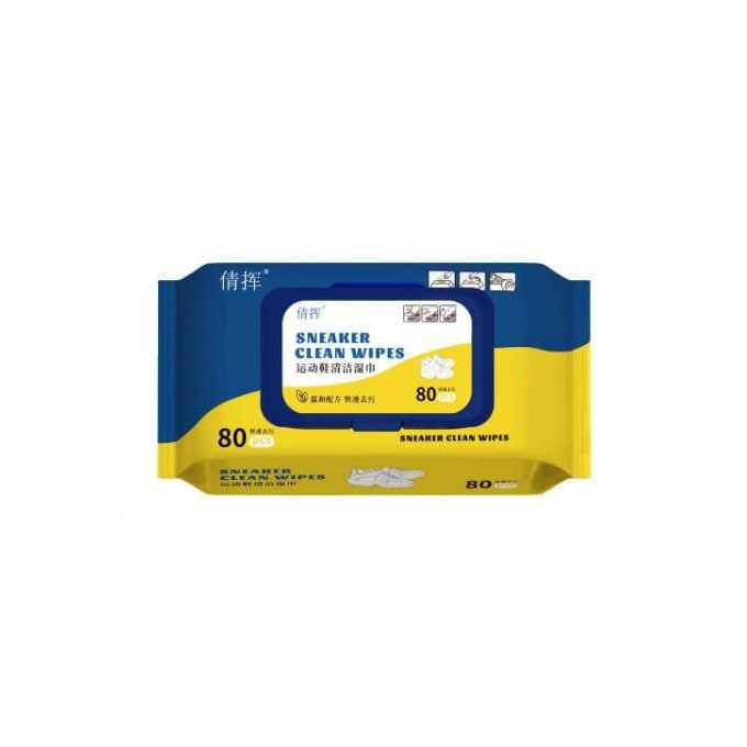 Sellerfoster Sneaker Cleaning Wipes ? Quick Clean Shoe Wipes for Sneakers, Canvas & Sports Shoes | Portable, Stain Removing & Travel Friendly
