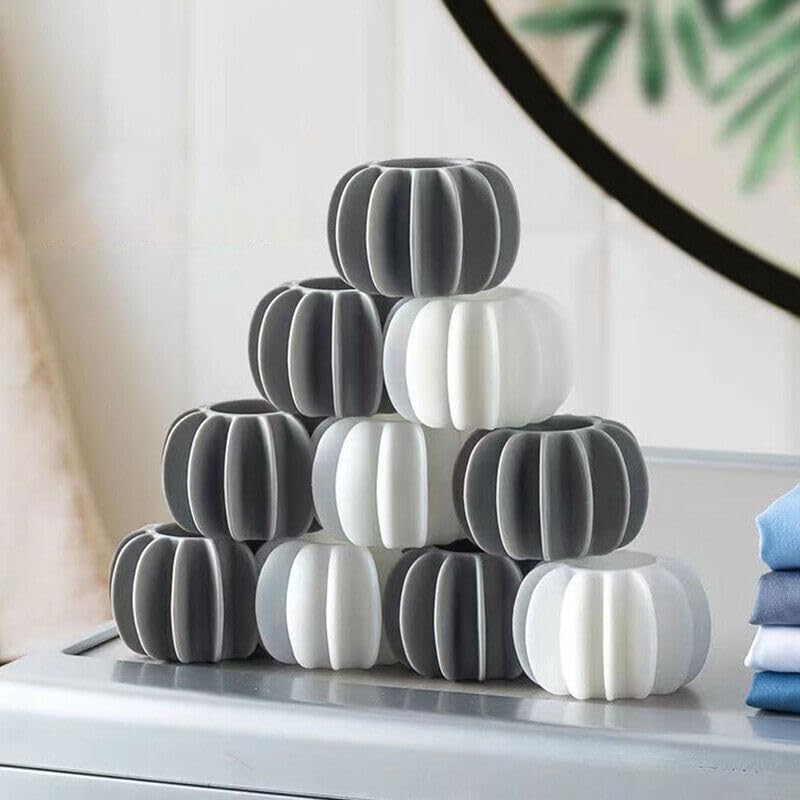 Sellerfoster 10 Pcs Anti-Tangle Laundry Balls ? Reusable Washing Machine Fabric Care Balls for Reducing Wrinkles, Twisting & Static | Durable Laundry Helper