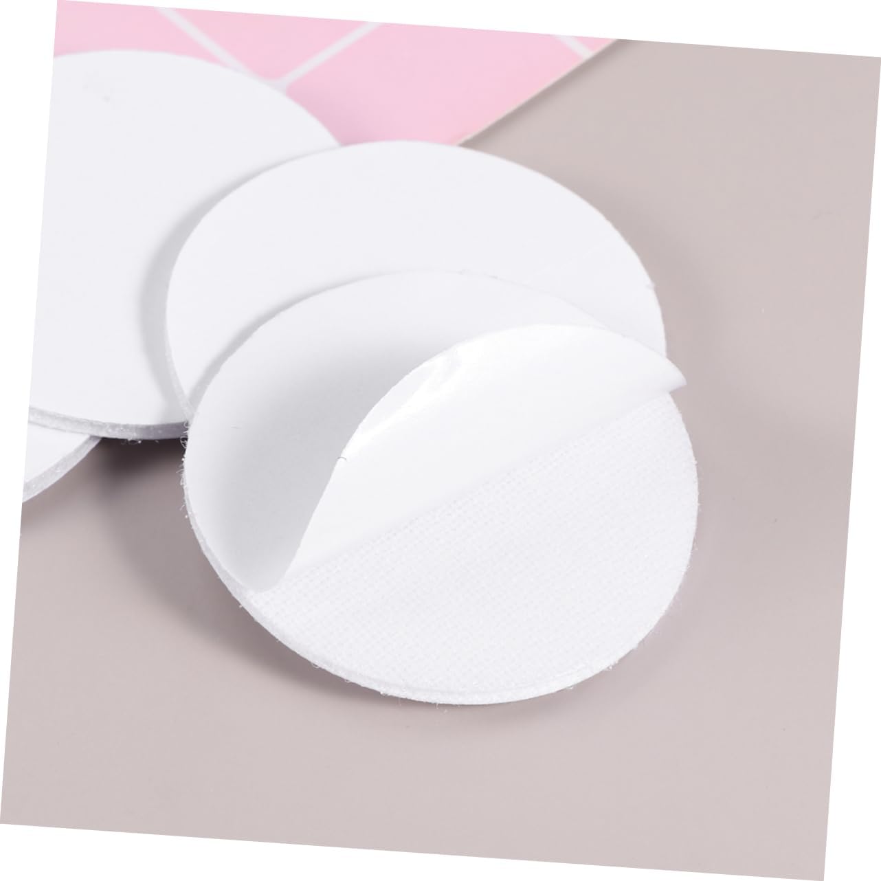 Sellerfoster 5 Pcs Round Self Adhesive Velcro ? Strong Stick Hook & Loop Fastener Pads for Wall, Home & Office Use | Reusable, Durable & Easy Install