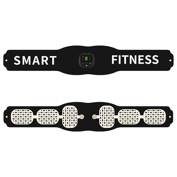 Sellerfoster 6 Modes EMS Muscle Stimulator, Abs Trainer Fitness Training Gear Weight Muscle Training, Ab Belt Toning Gym Workout Machine for Men & Women |Tummy Flatter, Weight Loss