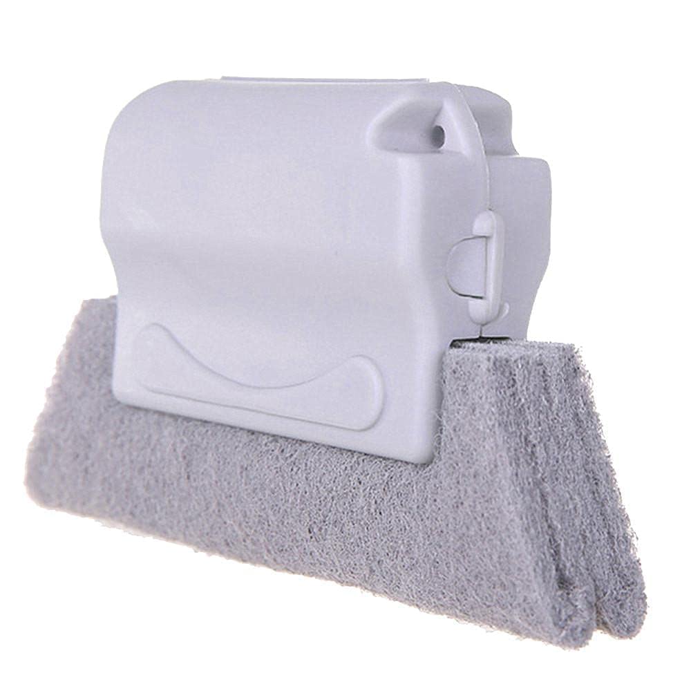 Sellerfoster Sliding Window Cleaning Brush ? Multi-Track Groove Cleaner Tool for Window Rails, Door Tracks & Corners | Compact, Durable & Easy Grip Handle