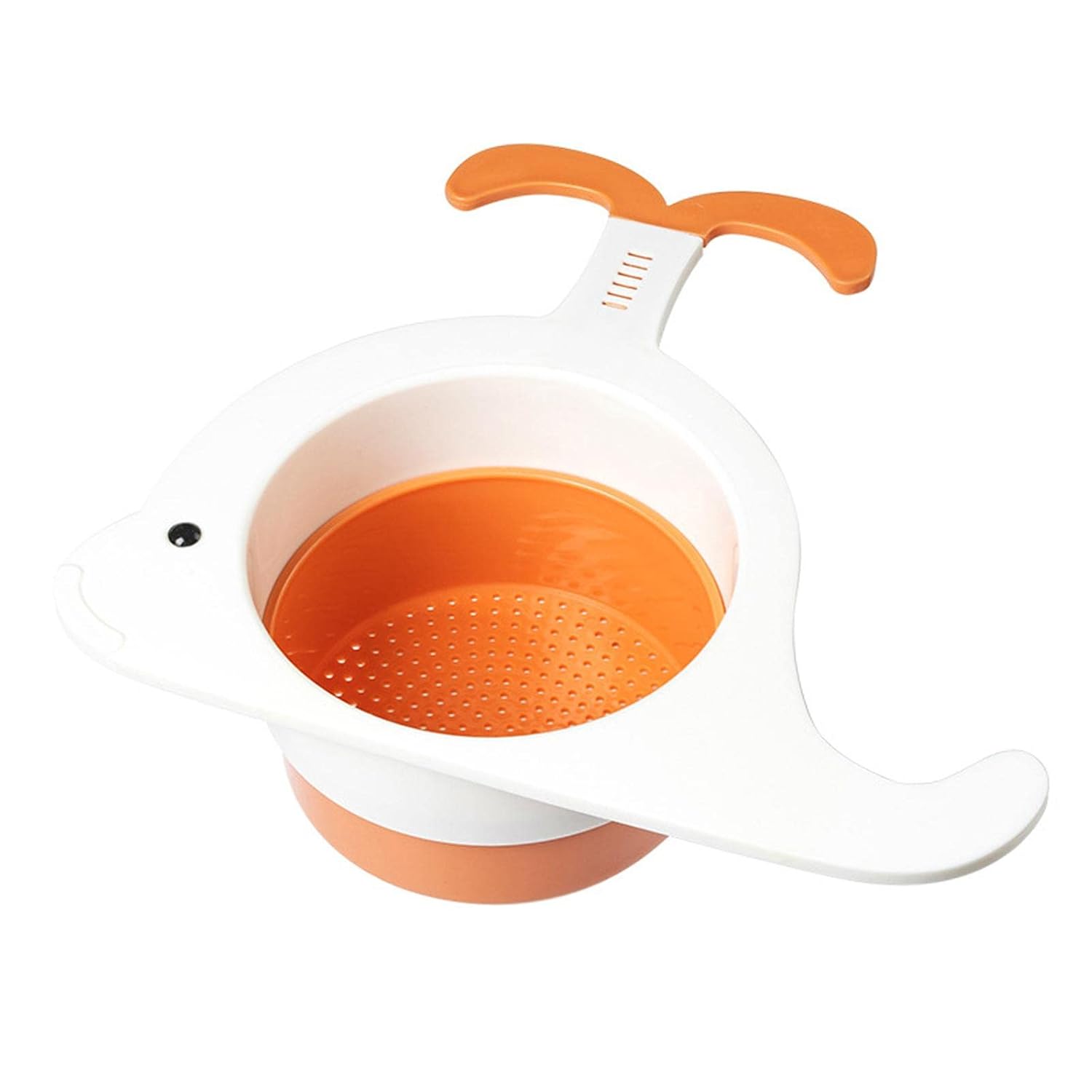 Sellerfoster Adjustable Sink Colander Drain Basket Sink Caddy Organizer for Sink Kitchen