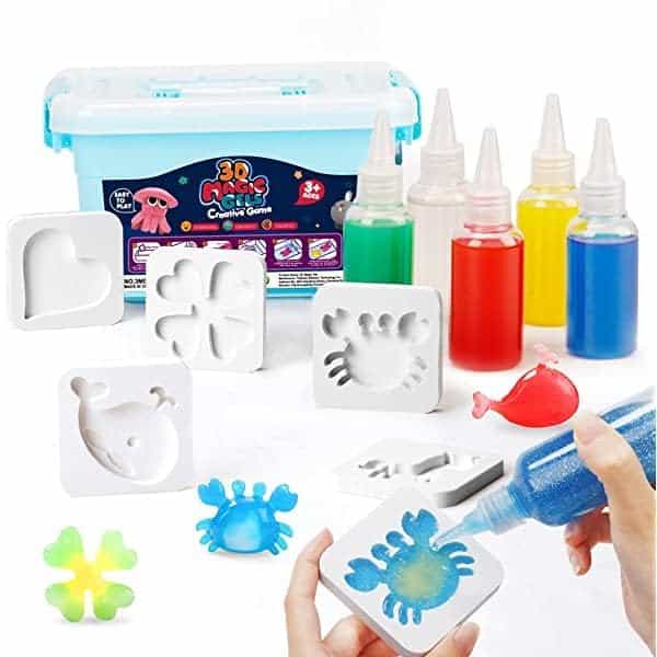 Sellerfoster Plastic Magic Water Elf Toy Kit || 3D Handmade Water Toy || Aqua Fairy Toy Set For Kids || Creative 3D Handmade Magic Gels Toys (Pack Of 1)