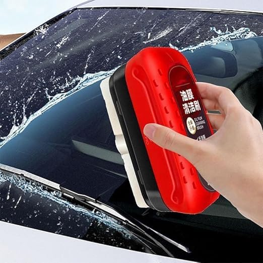 Sellerfoster Car Glass Oil Film Remover|Automotive Oil Film Cleaning Brush|Oil Film Cleaning Brush