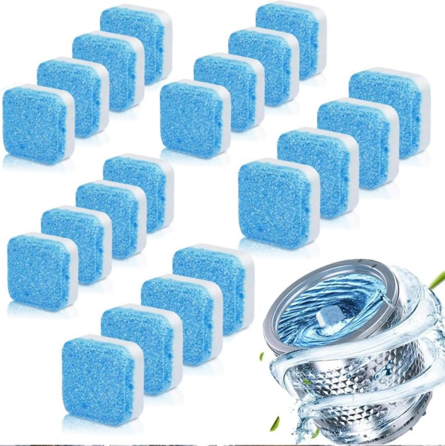Sellerfoster Washing Machine Cleaning Tablets ? Deep Clean & Deodorizer for Front & Top Load Machines