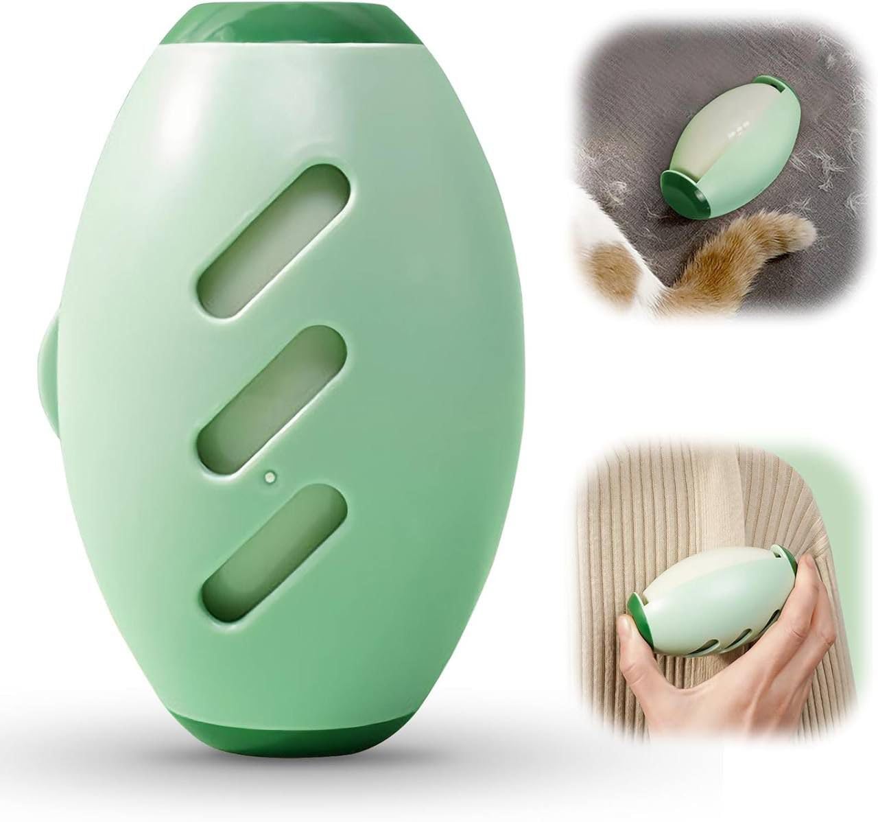 Sellerfoster Egg Shape Lint Roller ? Portable Reusable Pet Hair & Dust Remover for Clothes, Sofa & Fabric | Compact, Easy Grip & Travel Friendly