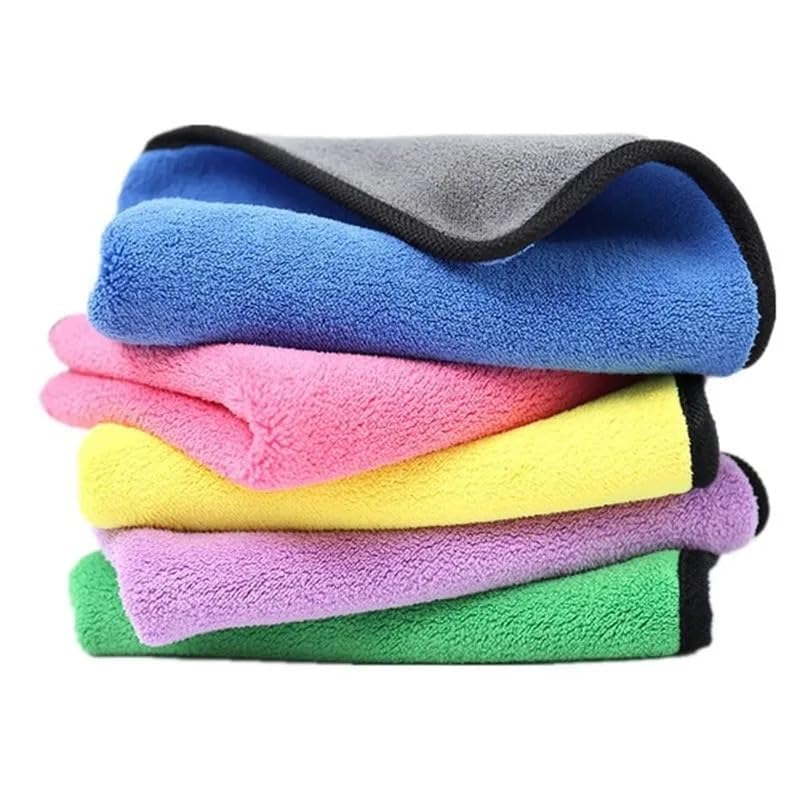 Sellerfoster Microfiber Cleaning Towel 30 ? 40 cm ? Soft, Highly Absorbent Multipurpose Cleaning Cloth