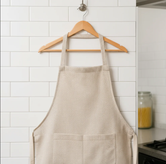 Sellerfoster Square Check Print Apron ? Adjustable Kitchen Cooking Apron with Pocket | Durable Fabric, Comfortable Fit & Stylish Design